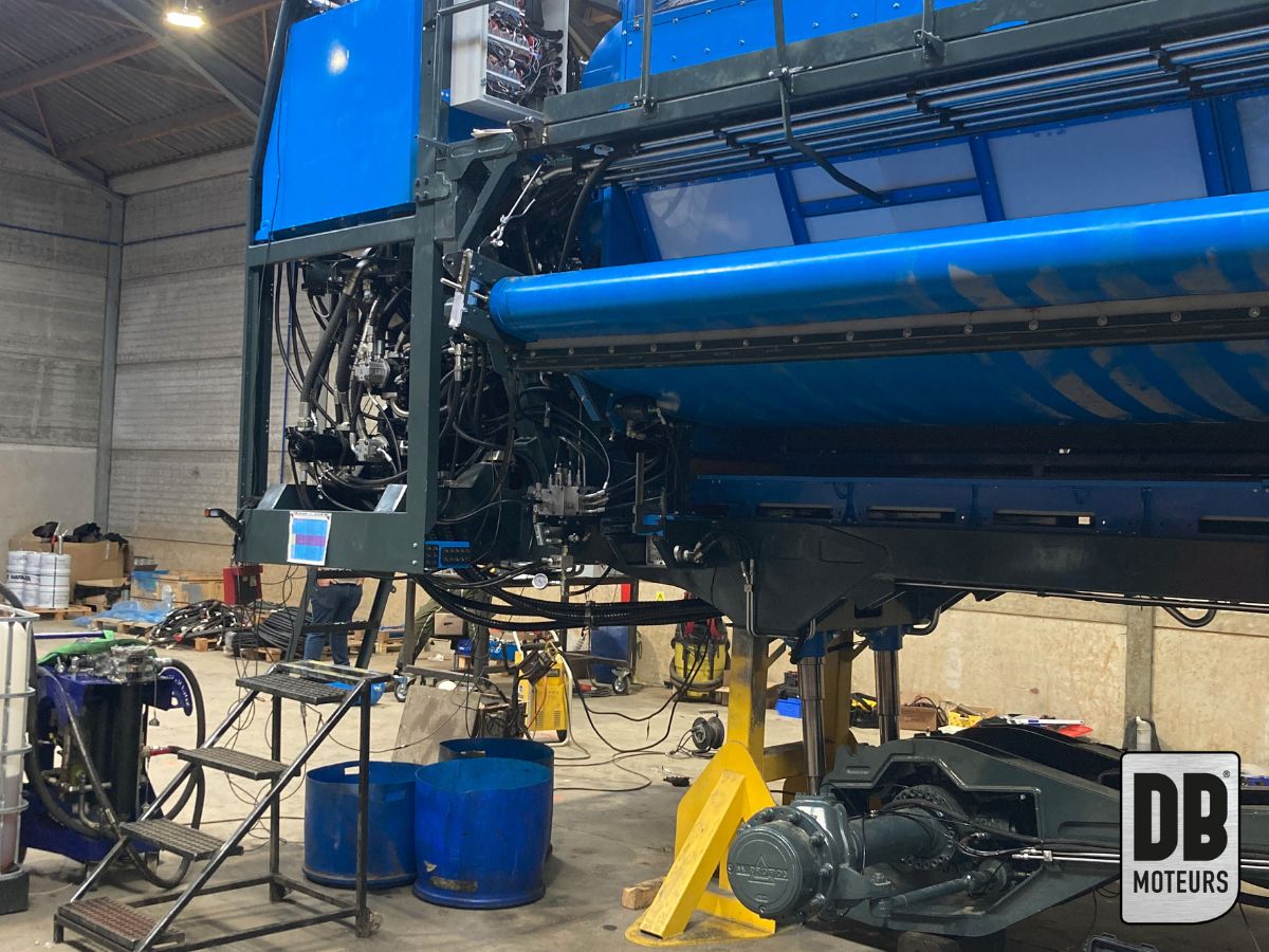 Mise en service moteur Volvo Penta sur machine agricole