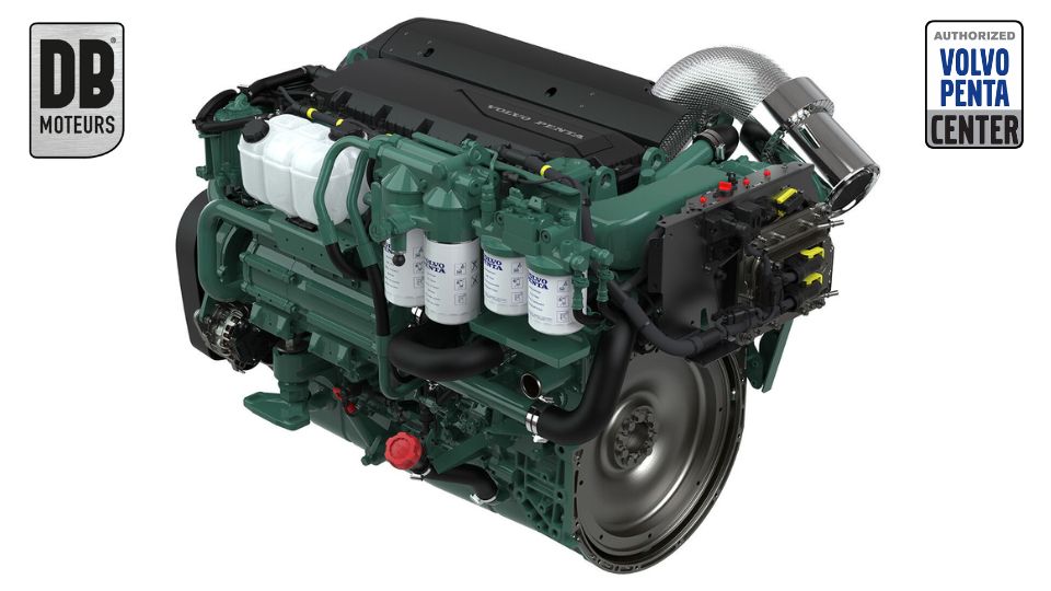 Le nouveau moteur Volvo Penta D8 en version MH ou MG