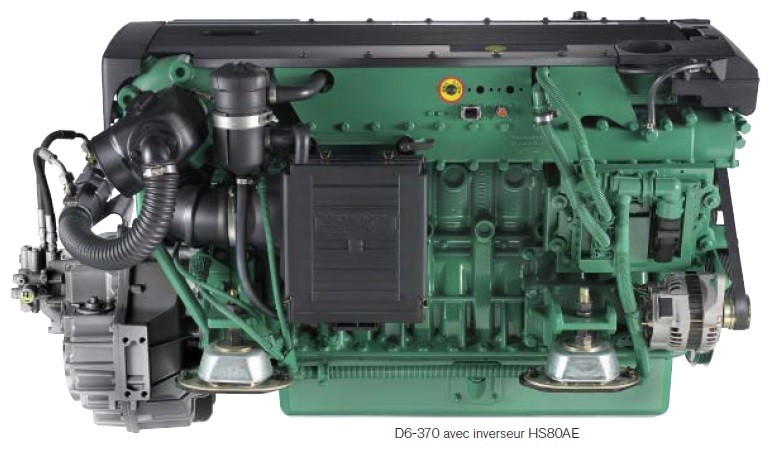 Photo moteur marin plaisance et marine commerciale D6-370 Volvo Penta