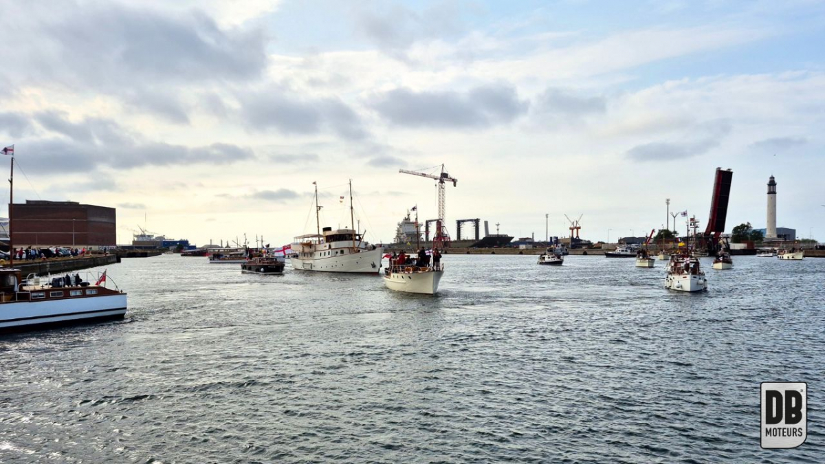 L'arrivée des Little Ships à Dunkerque pour les commémorations de 2025
