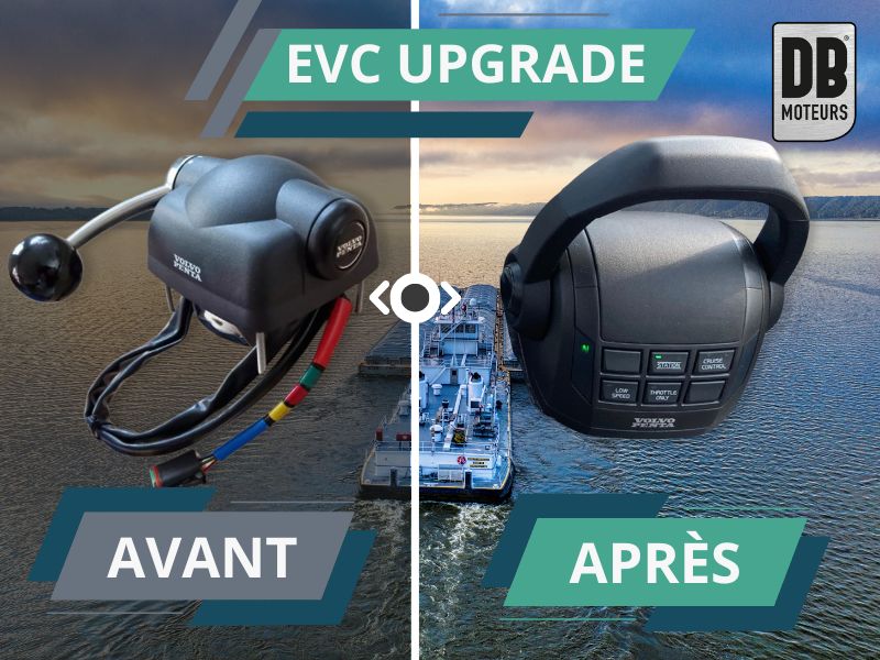 Modernisation de l'installation grâce à l'EVC Upgrade Volvo Penta