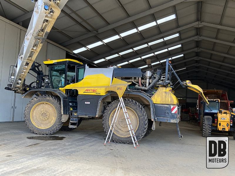 Volvo Penta Action Service sur une machine agricole Artec