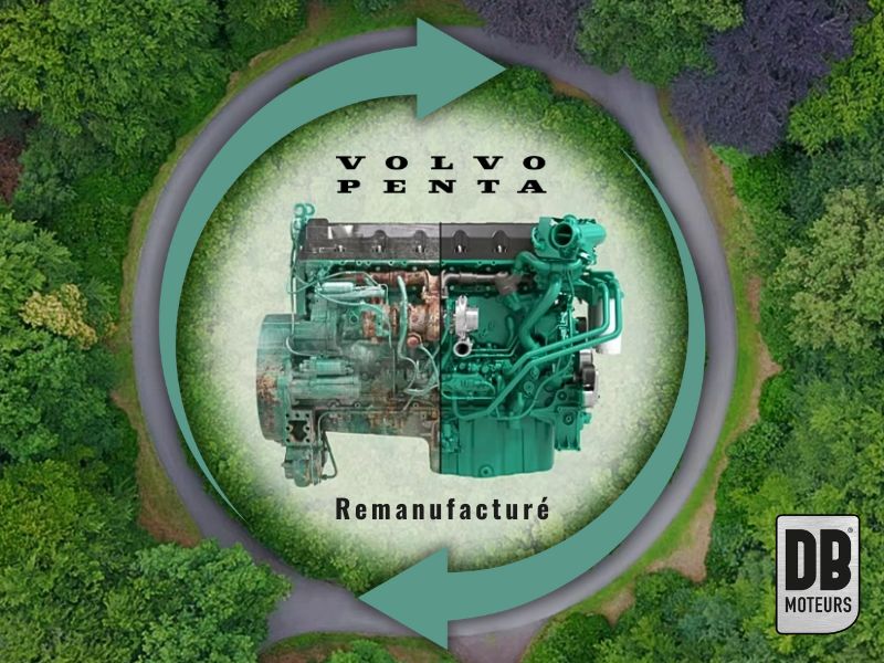 Moteur Volvo Penta remanufacturé / reconditionné pour échange standard