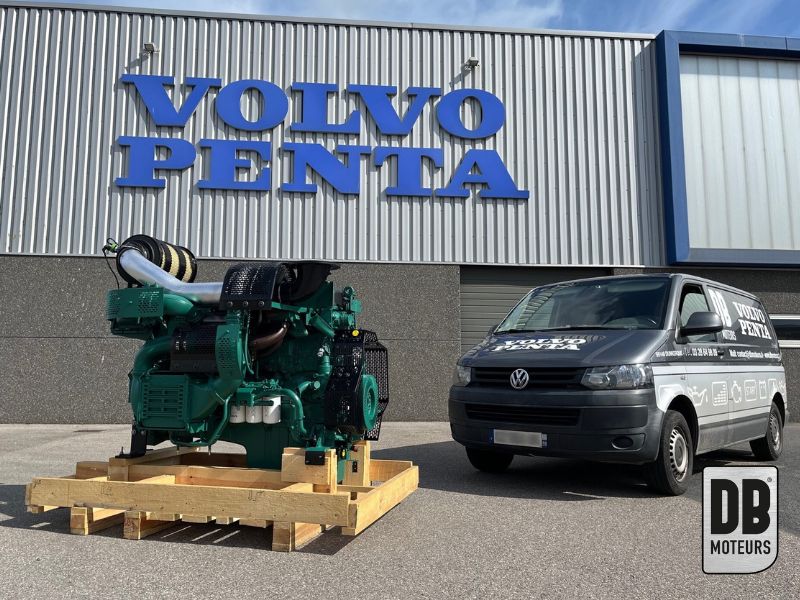 Expédition d'un moteur industriel neuf Volvo Penta TWD1644GE (16 litres, 828 chevaux)