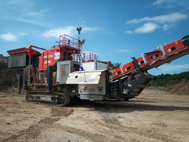 Groupe électrogène Volvo Penta sur Sandvik UJ640