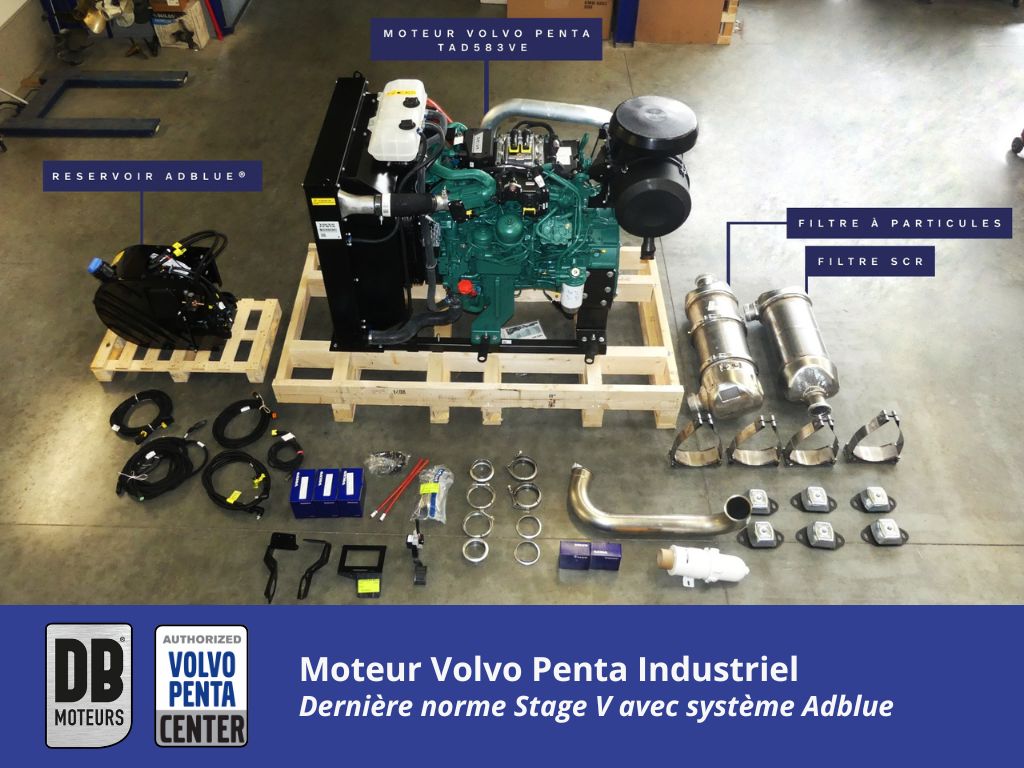 Mise en service moteur Volvo Penta D4 par DB Moteurs