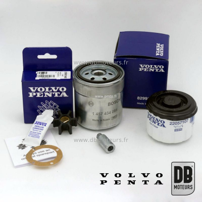 Kit d'entretien courant pour Moteurs Volvo Penta 2001, 2002, 2003