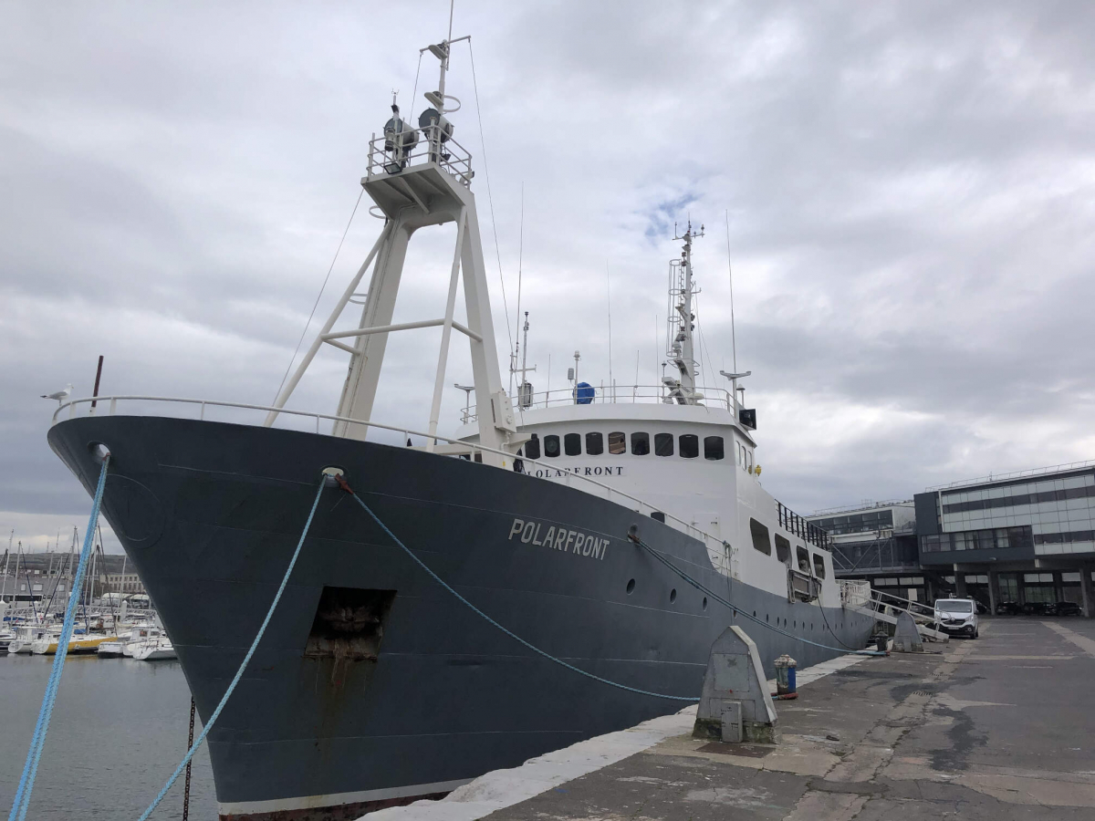 Visite du Polar Front Yacht Polaire motorisé en Volvo Penta